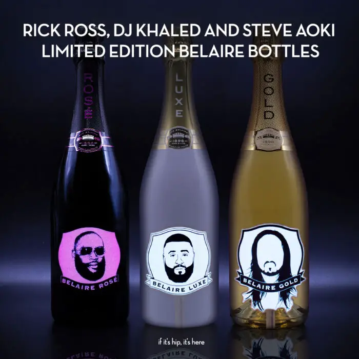 Read more about the article Rick Ross, DJ Khaled and Steve Aoki Get Their Own Belaire Bottles