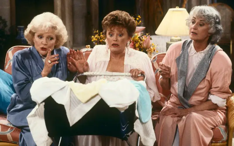 Betty, Rue McClanahan and Bea Arthur on Golden Girls, 1985