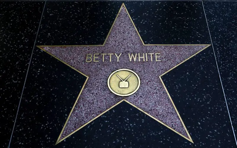 betty white star on hollywood's walk of fame