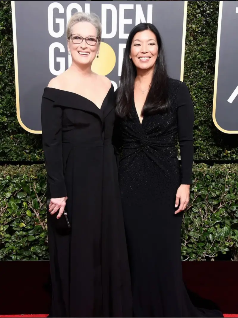 Meryl Streep with National Domestic Worker’s Alliance Director Ai-jen Poo