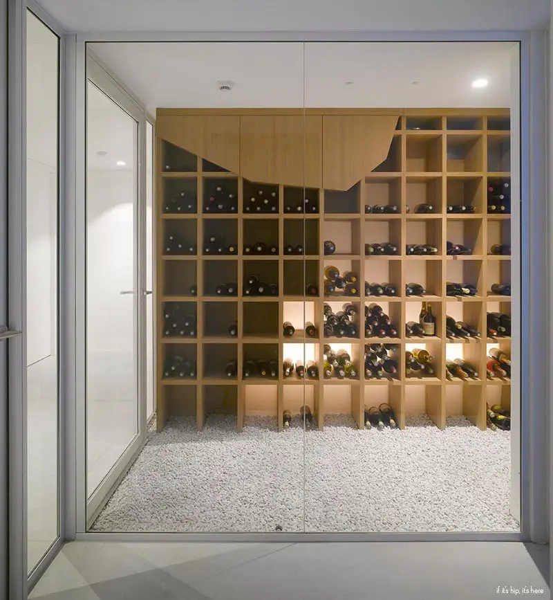 temperature controlled wine cellar