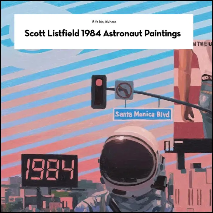 Scott Listefirled's Astronaut paintings