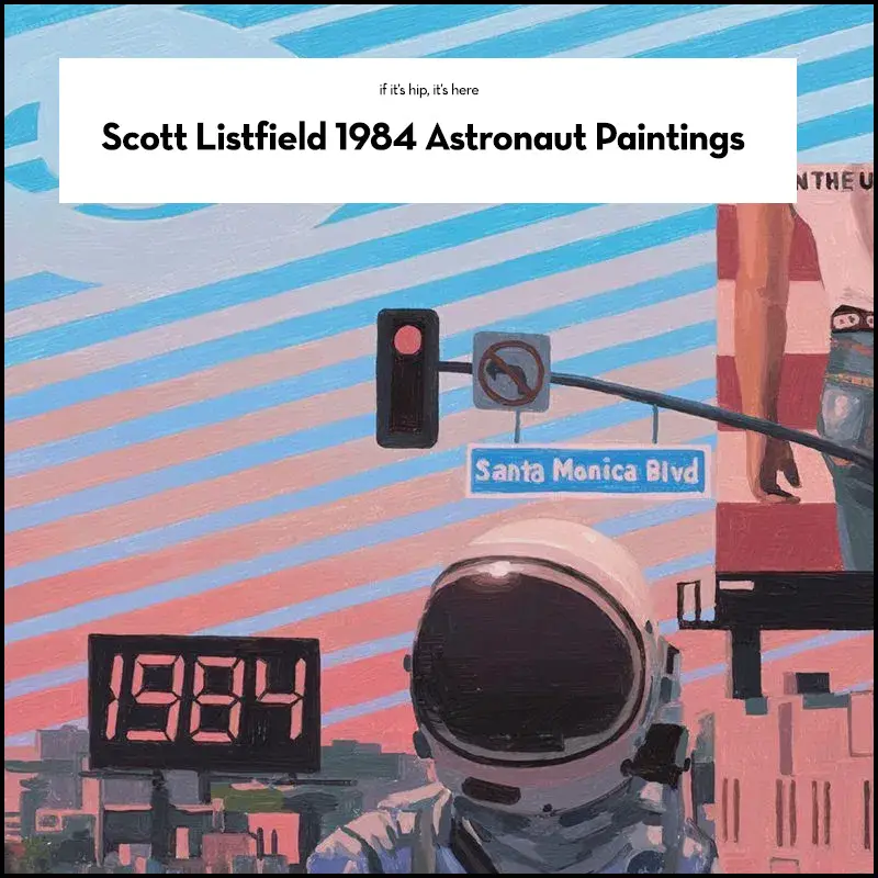 Scott Listfield Astronaut paintings