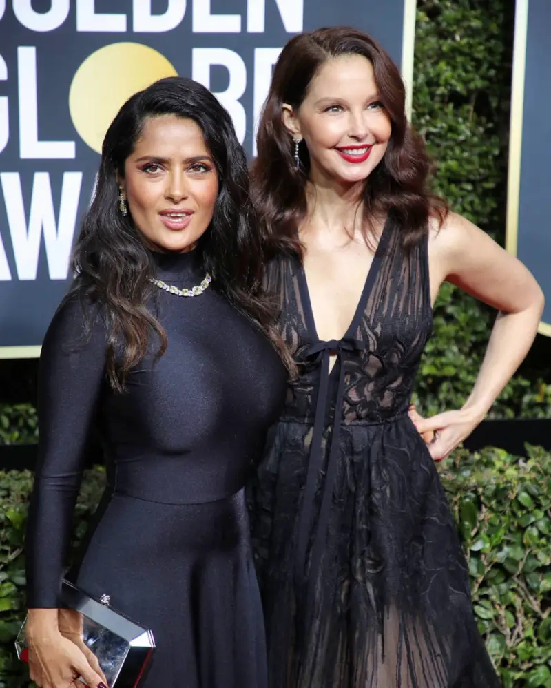 Salma Hayak and Ashley Judd