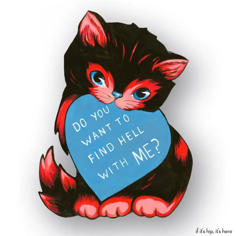 snarky kitty valentines