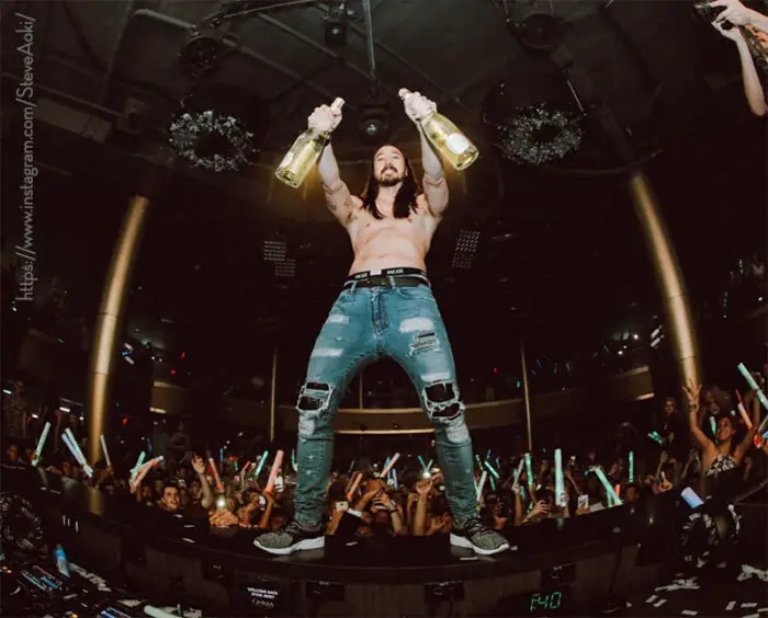 Steve Aoki luc belaire