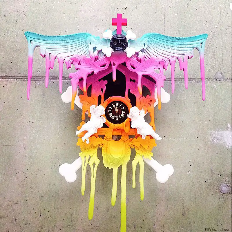 colorful cuckoo clocks