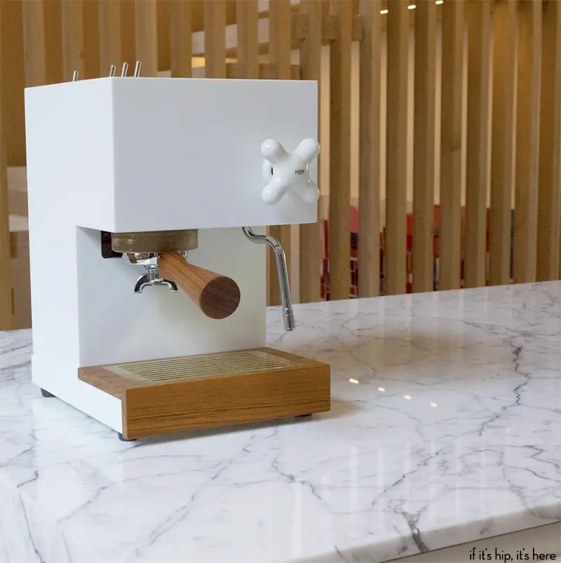 corian and concrete espresso machines