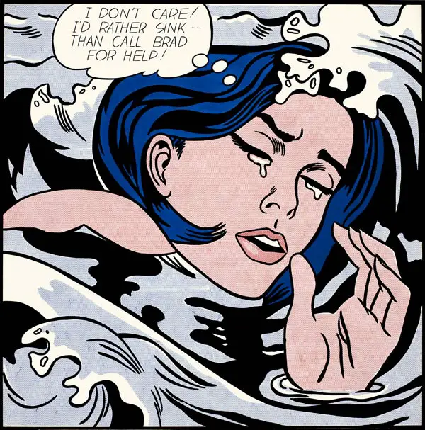 Roy Lichtenstein, Drowning Girl, 1963