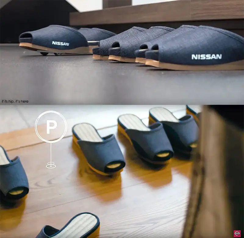 nissan self-parking slippers