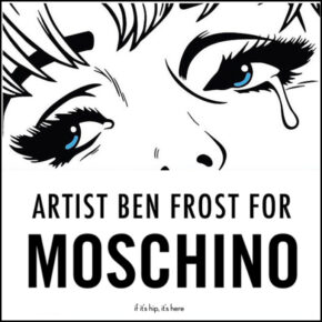 Australian Artist Ben Frost for Moschino