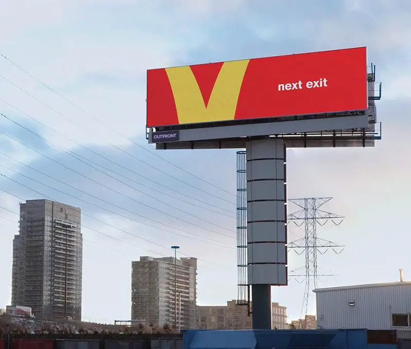 mcdonalds canada outdoor campaign