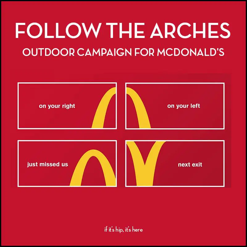 follow the arches mcdonald's ad canpaign
