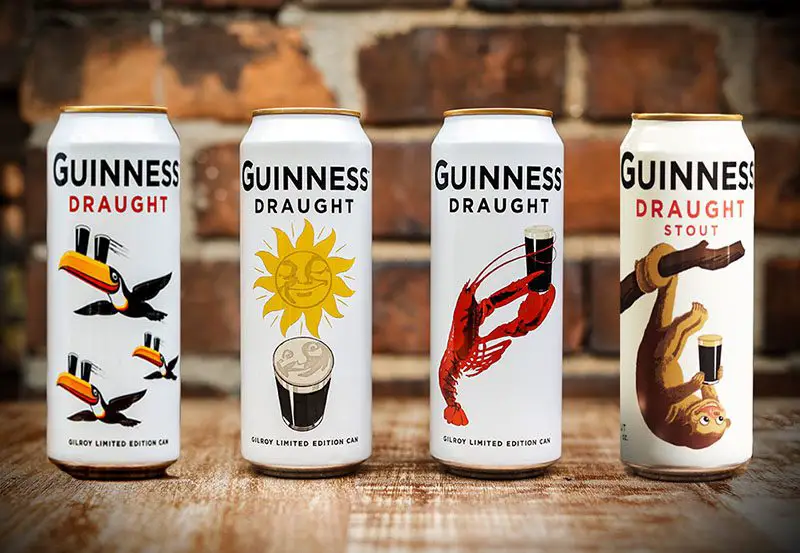 Gilroy Limited Edition Guinness Draught Cans