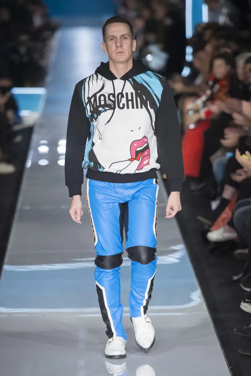 Jeremy Scott at The Moschino Show in Milan