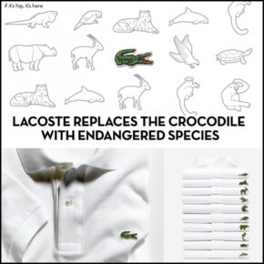 Lacoste Replaces Their Famous Crocodile With Endangered Species