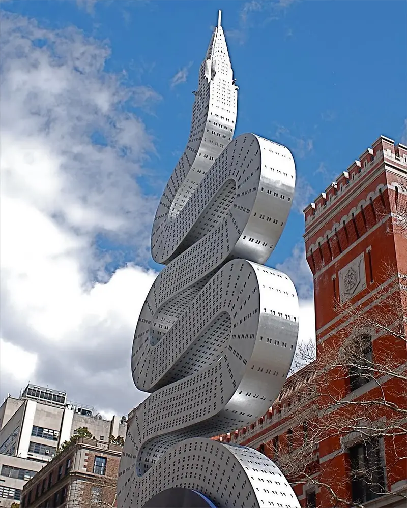 Alexandre Arrechea, Chrysler Building, detail, 2013