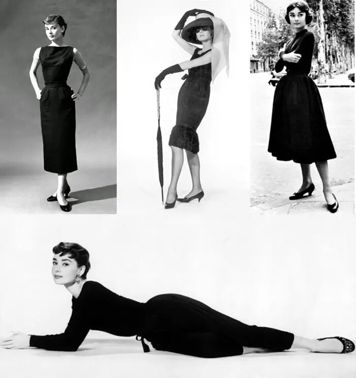audrey in givenchy little black dresses