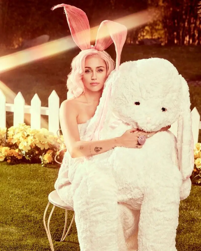 Miley Cyrus Easter Vogue