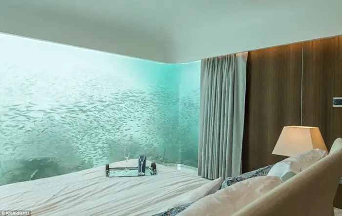 underwater bedroom