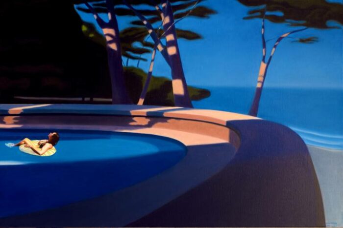 Pool Paintings by Hugo Pondz