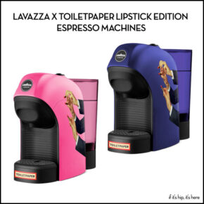 Lavazza Tiny ToiletPaper Lipstick Edition Espresso Machine