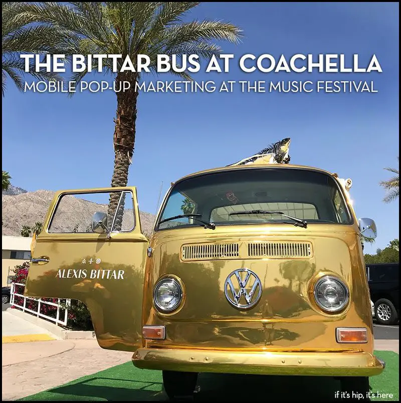 Alex Bittar Bus at Coachella