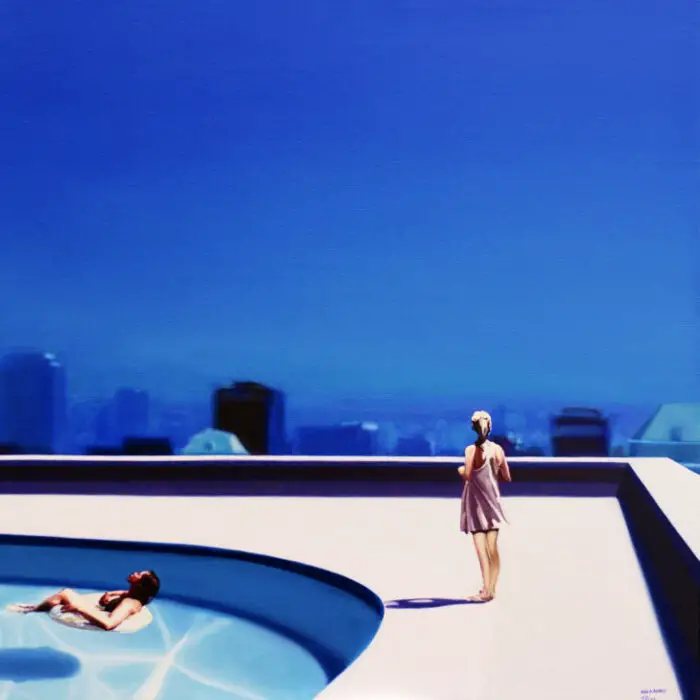 paintings of pools