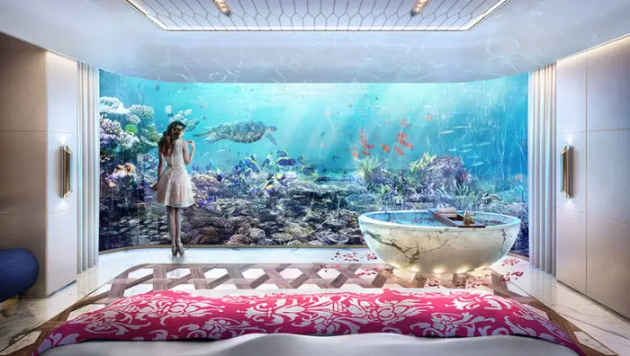 underwater luxury bathroom