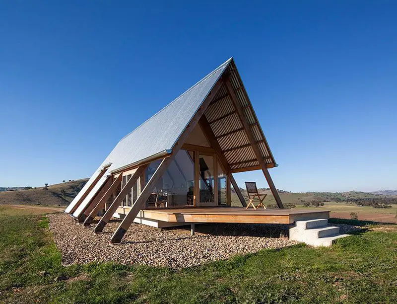 a-frame eco hut