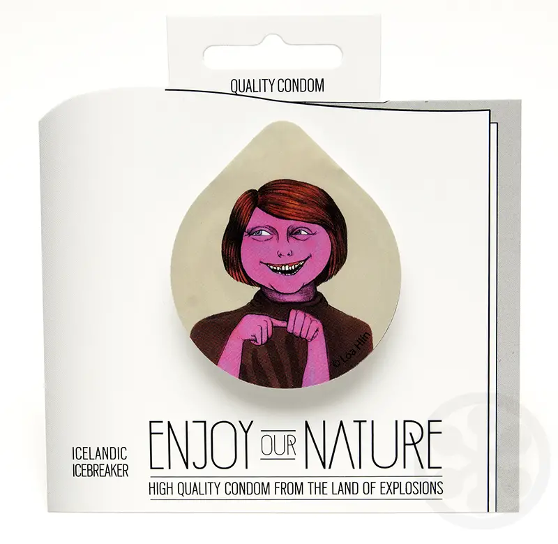 enjoy our nature condom packaging