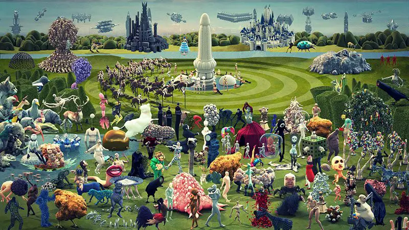 Animated Interpretation of The Garden of Earthly Delights