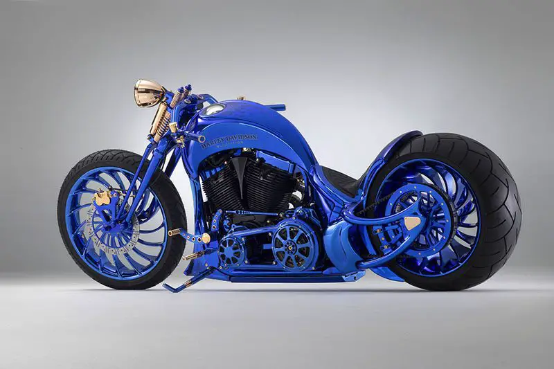 harley davidson blue edition