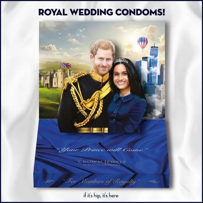 Read more about the article Prince Harry and Meghan Markle Royal Wedding Crown Jewels Condoms