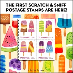 USPS Releases First Scratch and Sniff Postage Stamps!