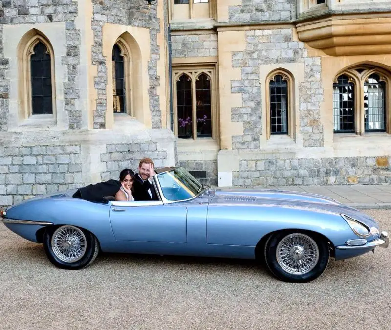 harry and meghan jaguar