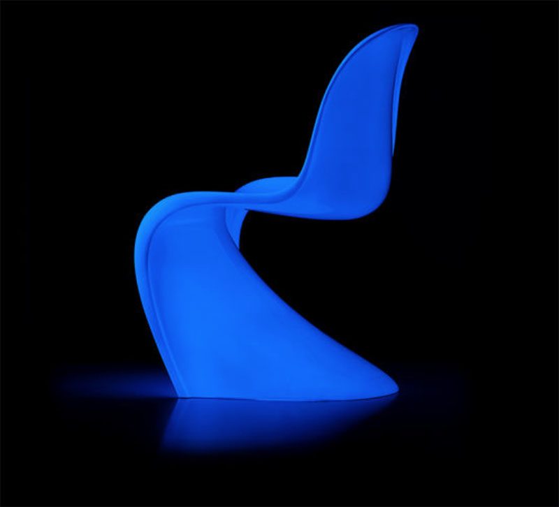 glowing panton chair from Vitra