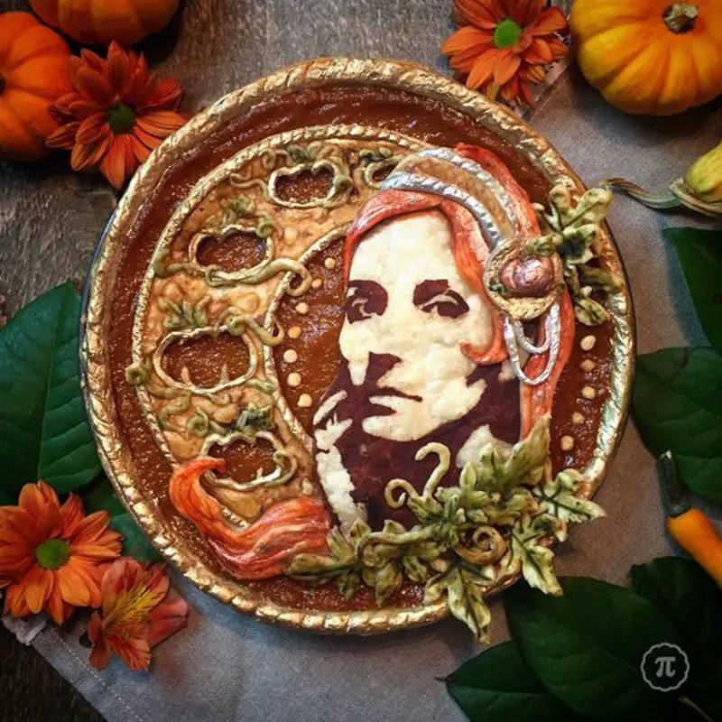 Self-portrait Pie by Jessica Clark Bojins