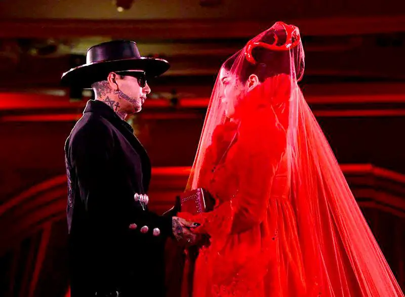 kat von d and leafar sayer wedding vows