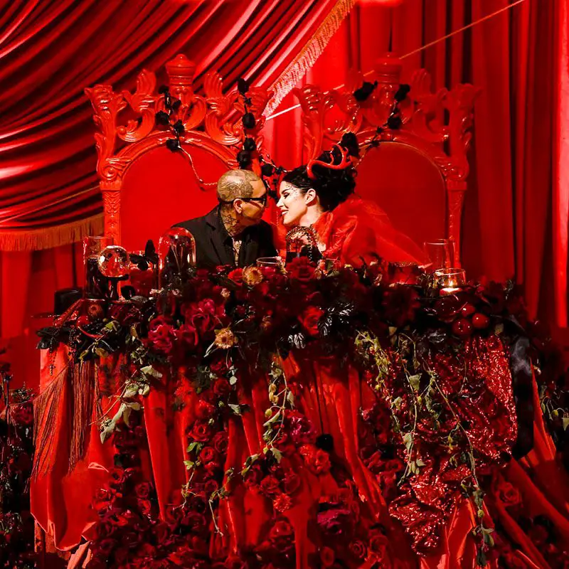 leafar seyer and kat von d wedding