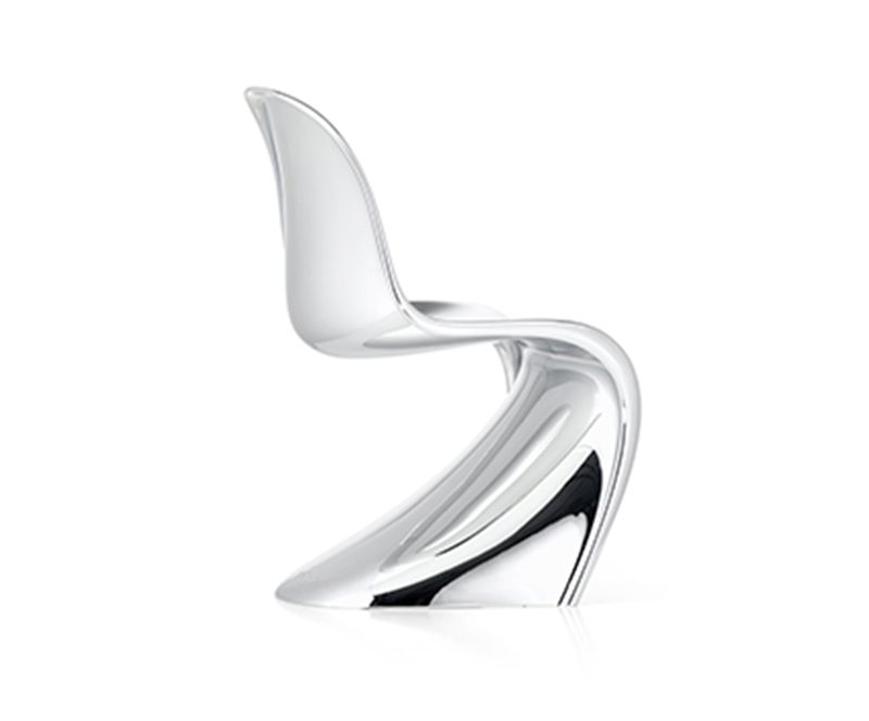 chrome version of panton chair