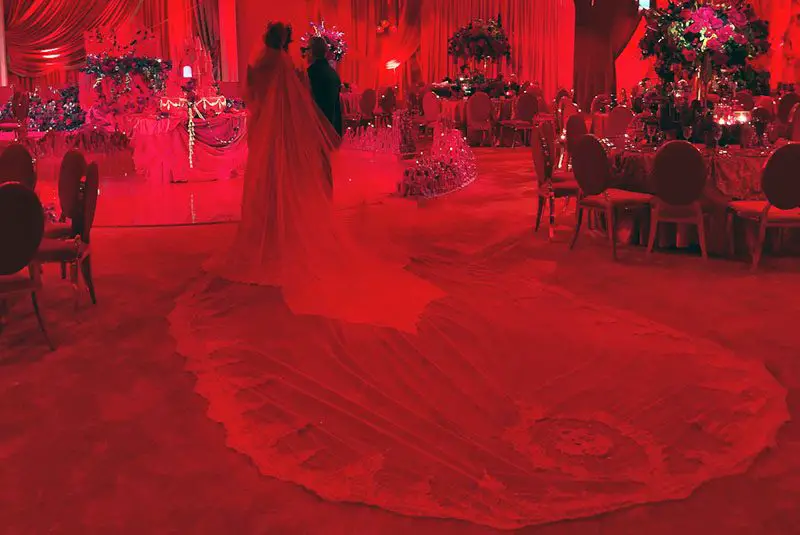 kat von d red wedding dress