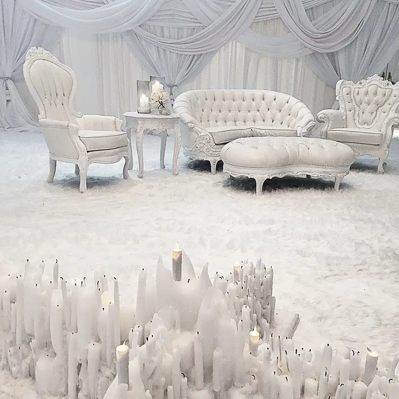 white heaven at kat von D's wedding