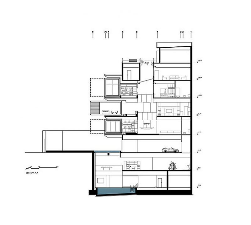 Sharifi-ha House, side elevation