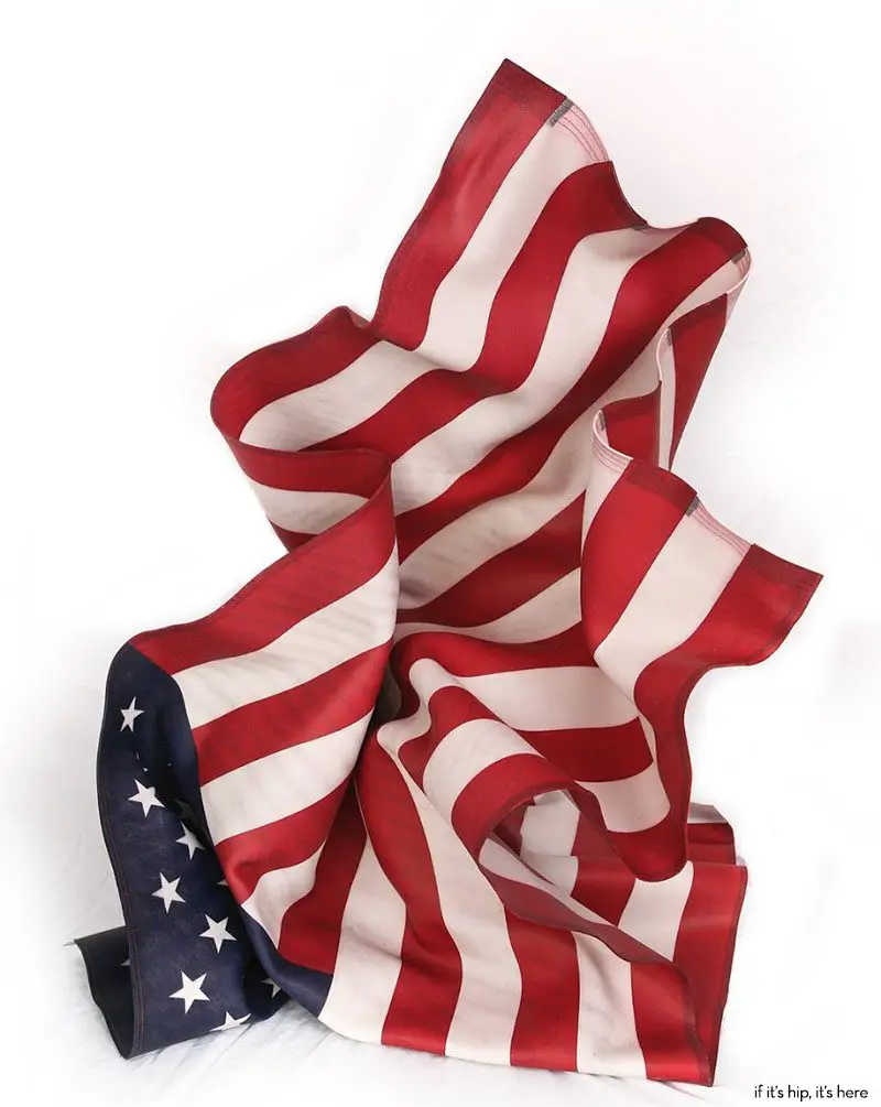 Paul Rousso American Flag Sculptures