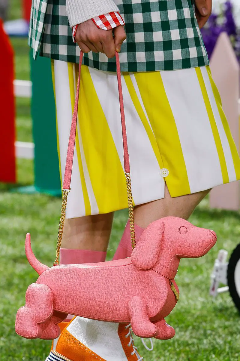 thom brown dog-shaped handbag