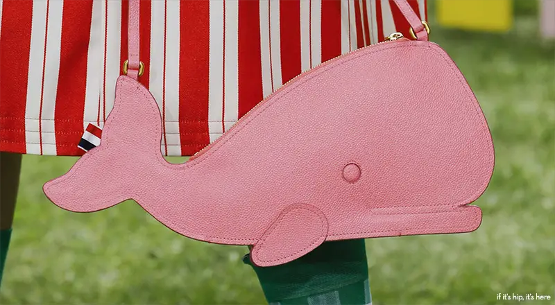 pink whale purse
