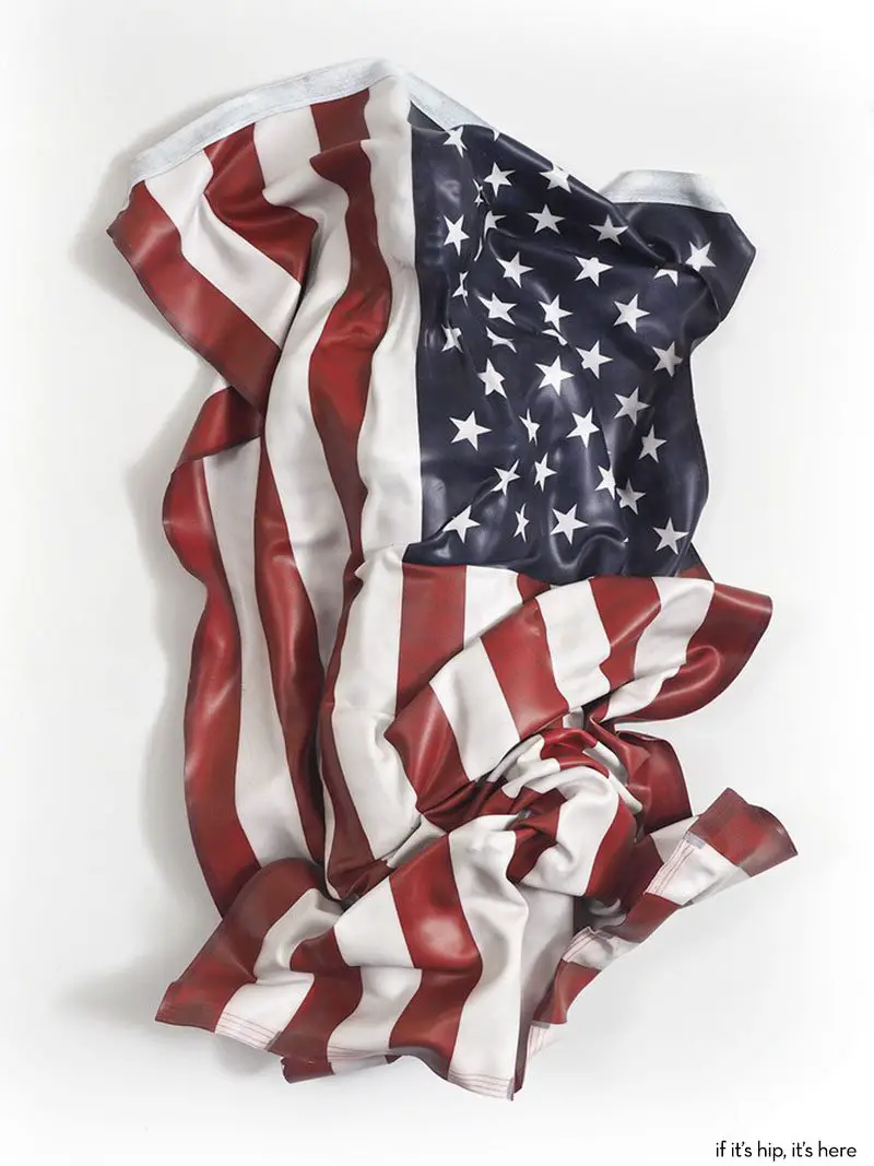 Paul Rousso American Flag Sculptures