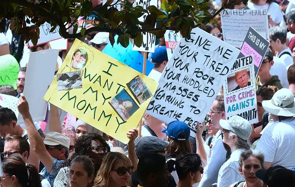 protestors 2018 (Photo by Frederic J. BROWN / AFP/ Getty)