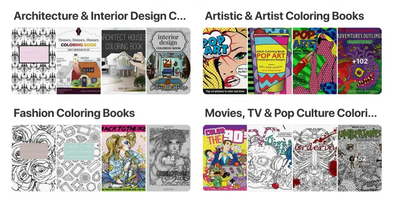 More Grown-Up Coloring Books